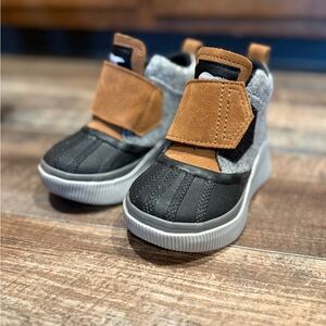Sorel Kids Boots in Black, Gray, and Brown
